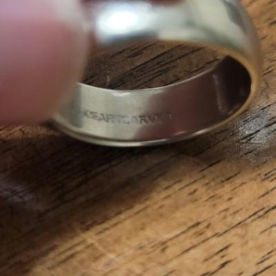 #191: 14kt Art Carved Gold Band