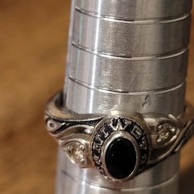 #193: 10kt Gold Onyx & Diamond Niwot Class Ring