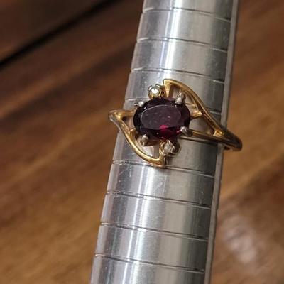 #199: 18kt GE Ruby Ring
