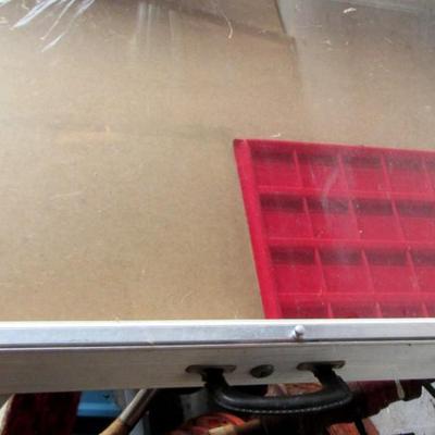 Lot 440:  Large Metal Table Top Display Cabinet