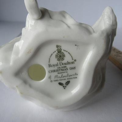 Lot 454:  Vintage Royal Doulton Lady Figurine, Christmas Day, 1993