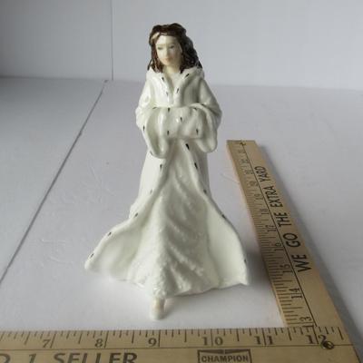 Lot 454:  Vintage Royal Doulton Lady Figurine, Christmas Day, 1993