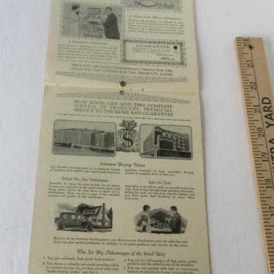 Lot 460:  Antique Jewel T 1926 Household Calendar Helper