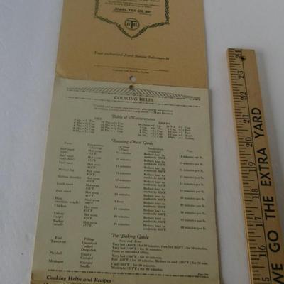 Lot 460:  Antique Jewel T 1926 Household Calendar Helper