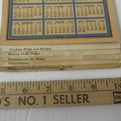 Lot 460:  Antique Jewel T 1926 Household Calendar Helper