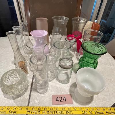 More florist vases