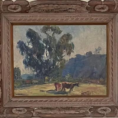 Original Oil Painting By Listed Artist Carl M. Thorp