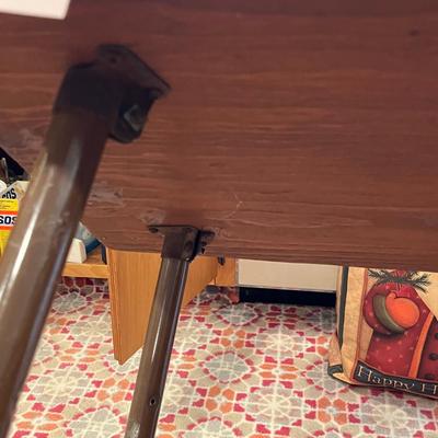 Formica top metal school table
