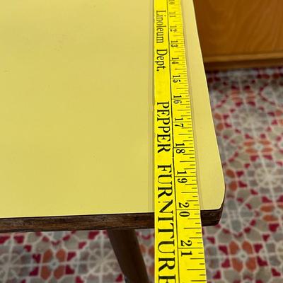 Formica top metal school table