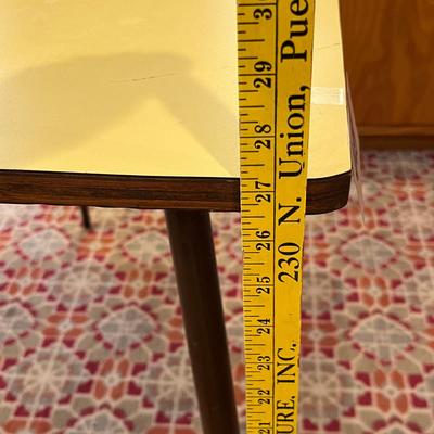Formica top metal school table