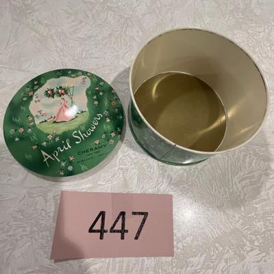 Antique powder box