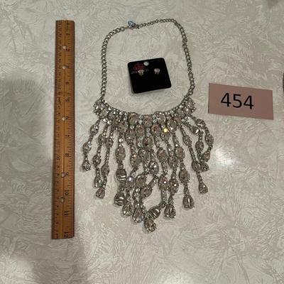 Large Bib Rhinestone set