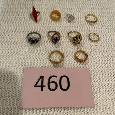 Lot of costume rings