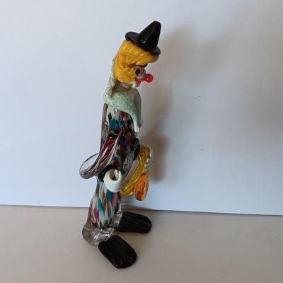 Original Murano glass creation Hand-blown Italy art glass clown
