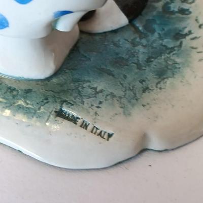 Rare Vintage Signed Zampiva Figurine "CLOWN WITH SAX" Made in Italy.