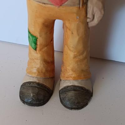 Vintage Jim Maxwell signed Clown with a balloon figure