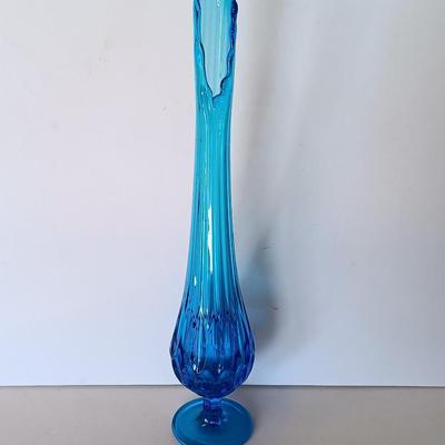 Beautiful Swung vase - Mid Century Modern Sapphire Royal Blue Swung Vase