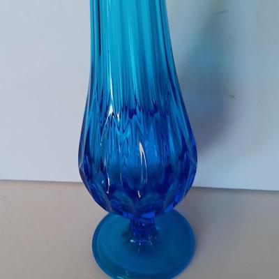 Beautiful Swung vase - Mid Century Modern Sapphire Royal Blue Swung Vase