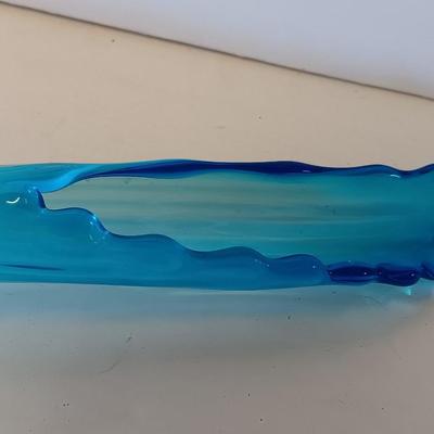 Beautiful Swung vase - Mid Century Modern Sapphire Royal Blue Swung Vase
