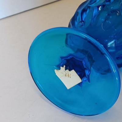 Beautiful Swung vase - Mid Century Modern Sapphire Royal Blue Swung Vase