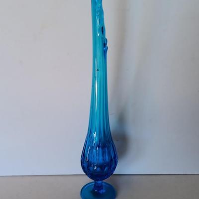 Beautiful Swung vase - Mid Century Modern Sapphire Royal Blue Swung Vase