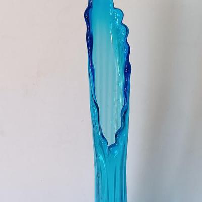Beautiful Swung vase - Mid Century Modern Sapphire Royal Blue Swung Vase