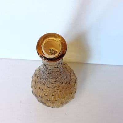 Wonderful Italian Rossini Empoli Mid Century Modern vase - Honey Amber Glass