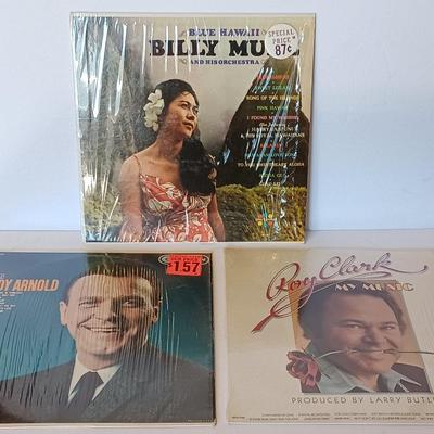Eddy Arnold - Billy Mure and Roy Clark LP Records