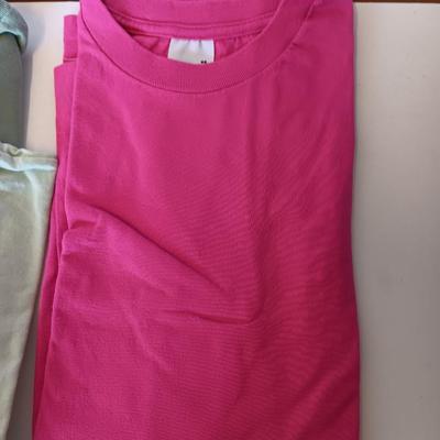 Four brand new!  colorful unisex Anvil pre-shrunk Size Medium T-shirts