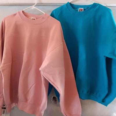 Two BRAND NEW Fruit of the Loom sweatshirts Size XL