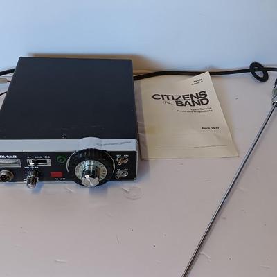 NICE 1977 Citizens Band Radio Service CB radio with rules and regulations booklet