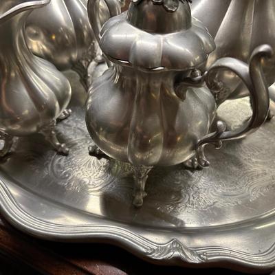 Reed & Barton Winthrop Pewter Tea and Coffee Service P1795