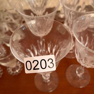 Lot 3 sets Vintage Glassware - Possibly Fostoria, Imperial, Anchor Hocking