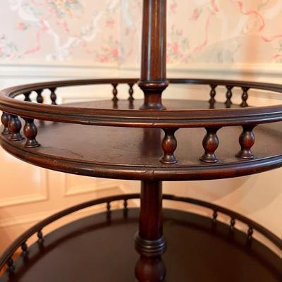 Vintage 3 Tier Dumbwaiter Table