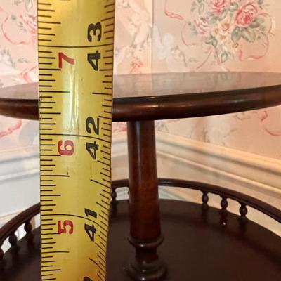 Vintage 3 Tier Dumbwaiter Table