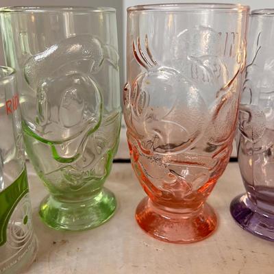 Vintage Lot Cartoon Glasses - Garfield, Mickey, Tony Tiger