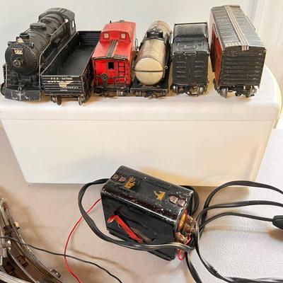 Antique Electric Train Set - Louis Marx & Co Stream Line