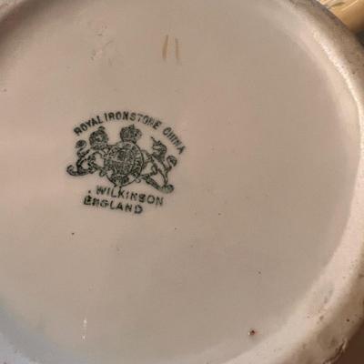 Antique Pitcher & 2 Vintage Wash Basins