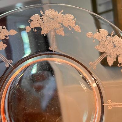 Large Vintage Pink Depression Glass Lot