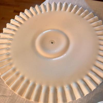 Vintage MCM Mixed Lot Milk Glass Hobnail