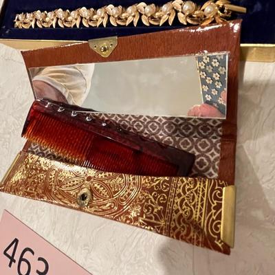 Vintage Avon Bracelet NIB & comb case