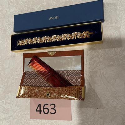 Vintage Avon Bracelet NIB & comb case
