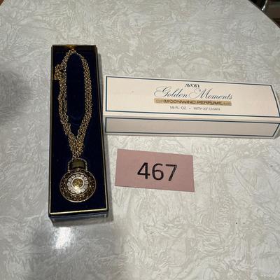 Avon moonwind perfume necklace