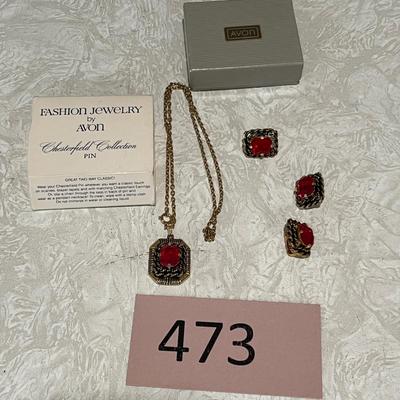 Fashion jewelry by Avon matching see