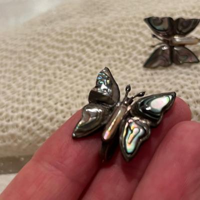 Taxco Abalone on sterling 7.0 g silver