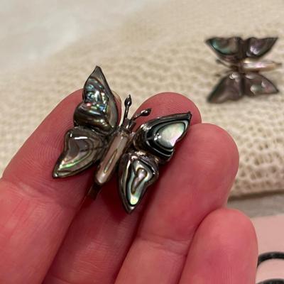 Taxco Abalone on sterling 7.0 g silver