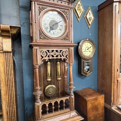Antique German Krauss Grandfather Clock