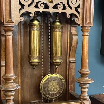Antique German Krauss Grandfather Clock
