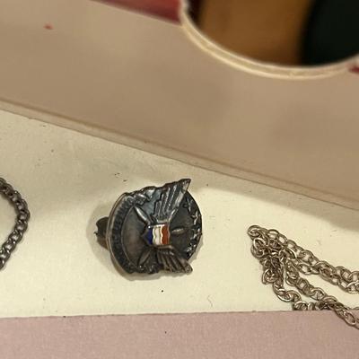 Sterling chains & bracelet.