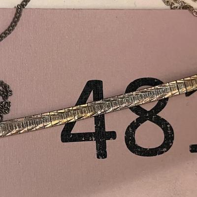 Sterling chains & bracelet.